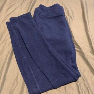 Navy Fleece Leggings
